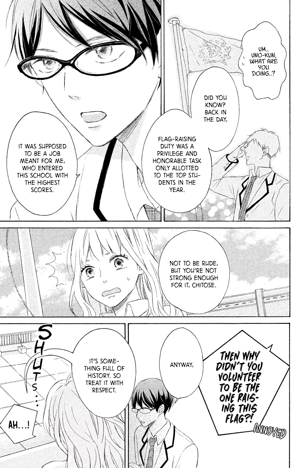 Hatsukoi Ni Kiss - Chapter 6: Uno-Kun's Love Is The Sky