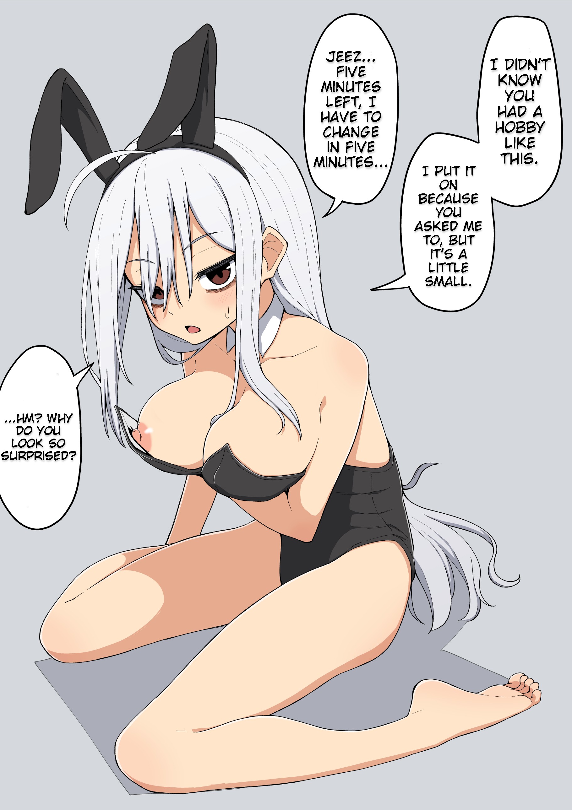 A Girl Whose Dark Circles In Her Eyes Disappear As The Story Progresses - Fanbox - Chapter 2: Bunny Girl Suit