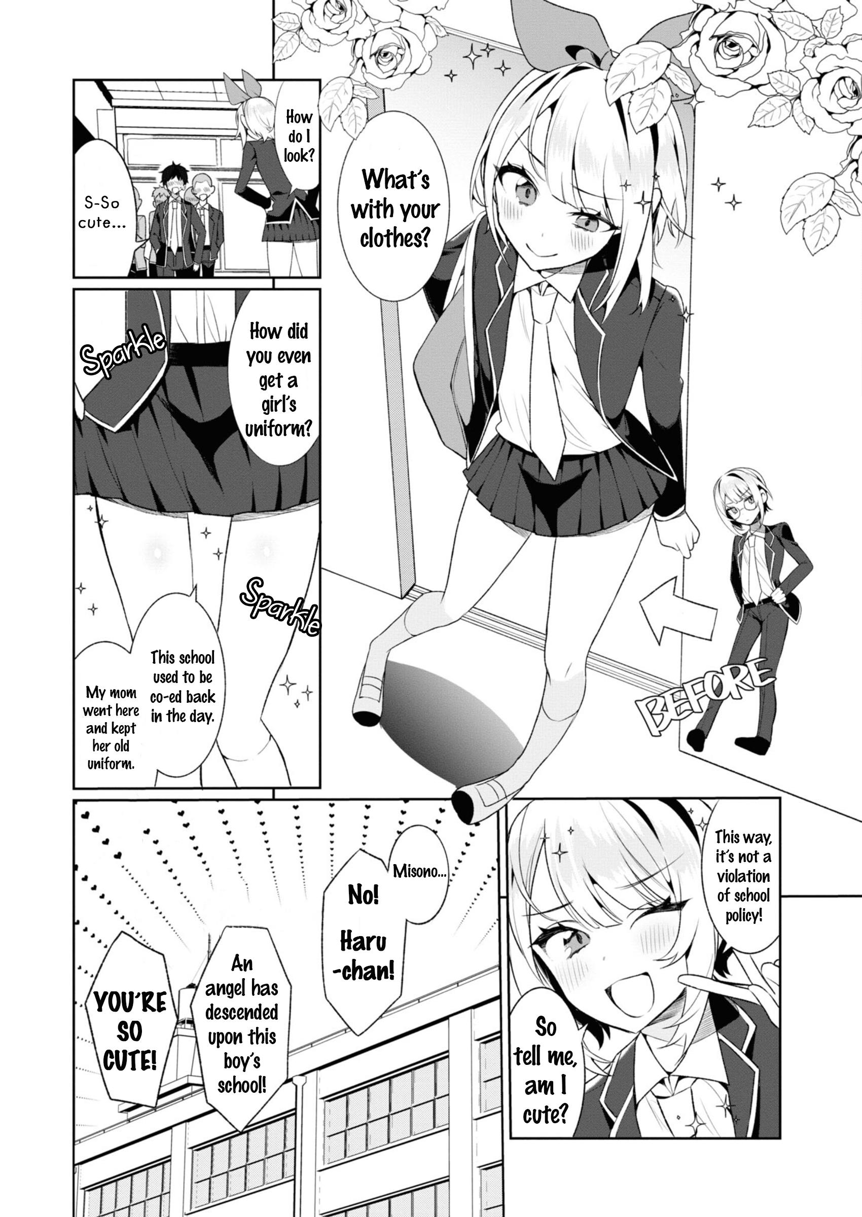 Saikyou Kawaii Aitsu (♂) Ni Dokidoki Saserarechau Anthology - Vol.1 Chapter 8: Misono Haru's Love-Love ❤ Strategy