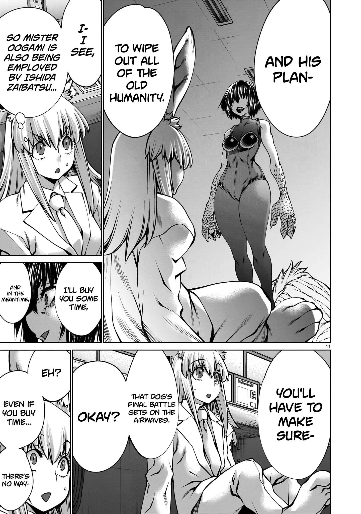 Killing Bites - Vol.24 Chapter 122: "She's Not The Kind Of Gal To Be Intimidated By Numbers"