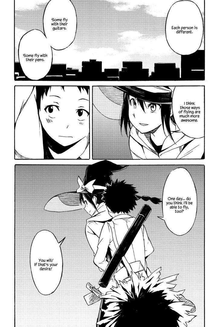 Majo Wa Houki De Sora O Tobu - Chapter 1