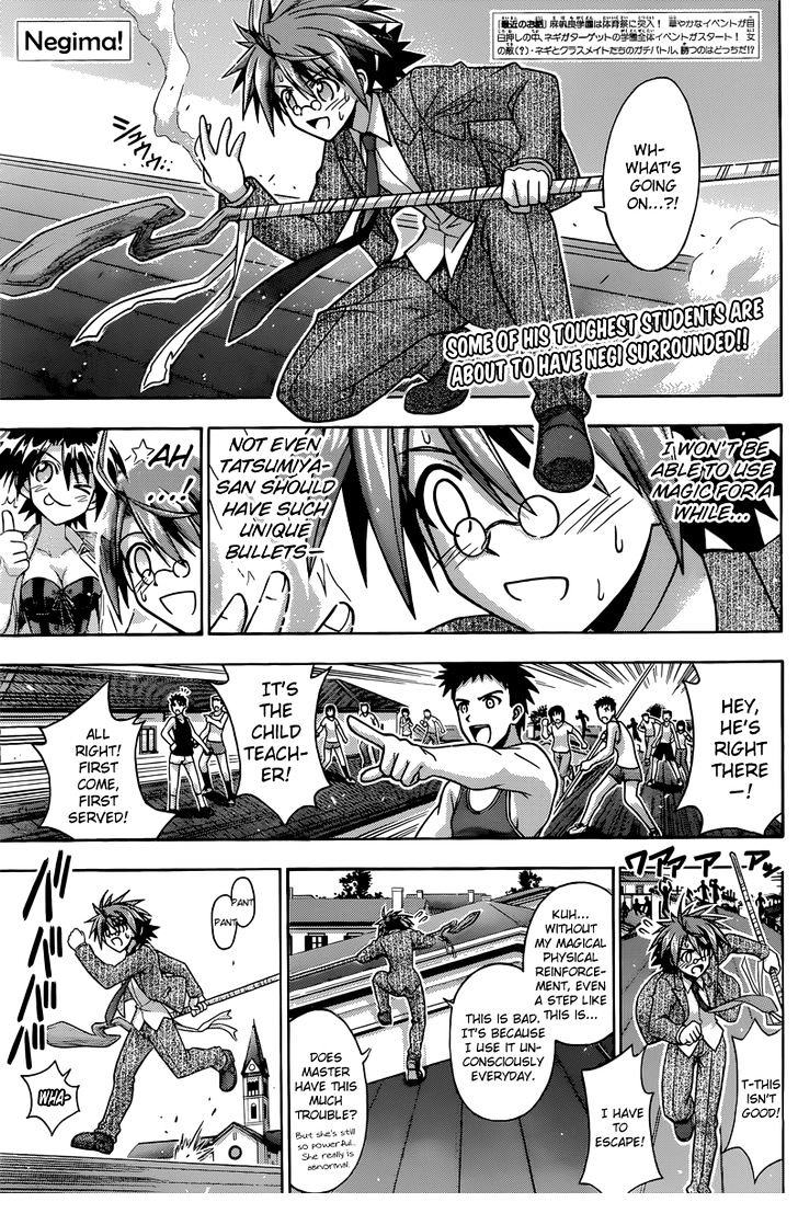 Mahou Sensei Negima! - Vol.38 Chapter 346 : A Revelation? Negi S True Favorite?!!