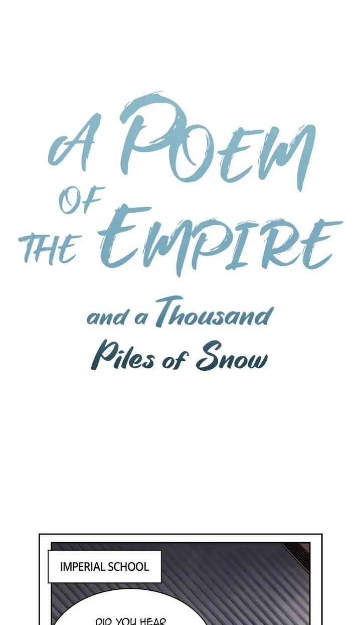 A Poem Of The Empire And A Thousand Piles Of Snow - Chapter 16