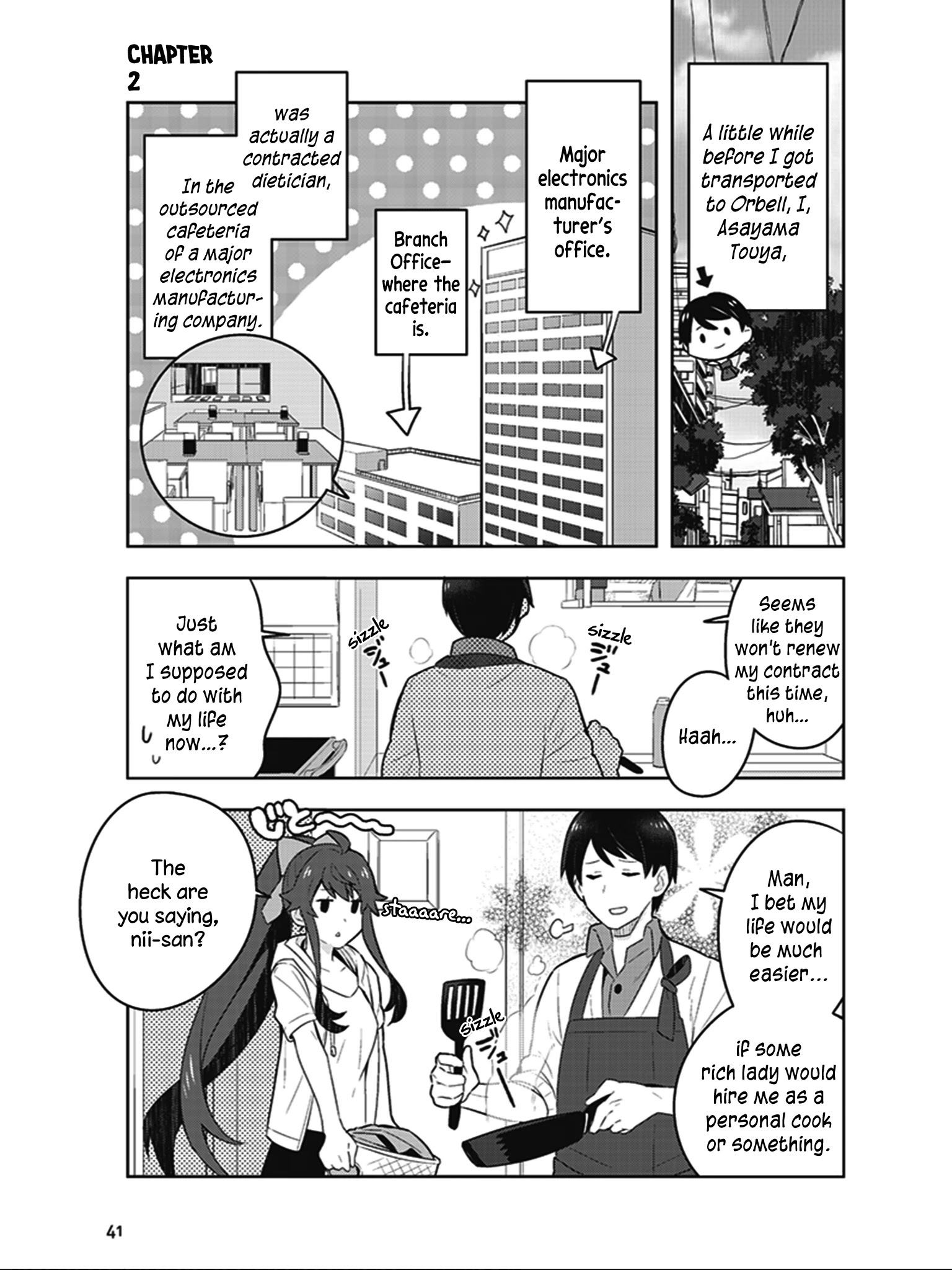 Isekai Healthy Kitchen - Chapter 2: Draco The God And The Asayama Siblings