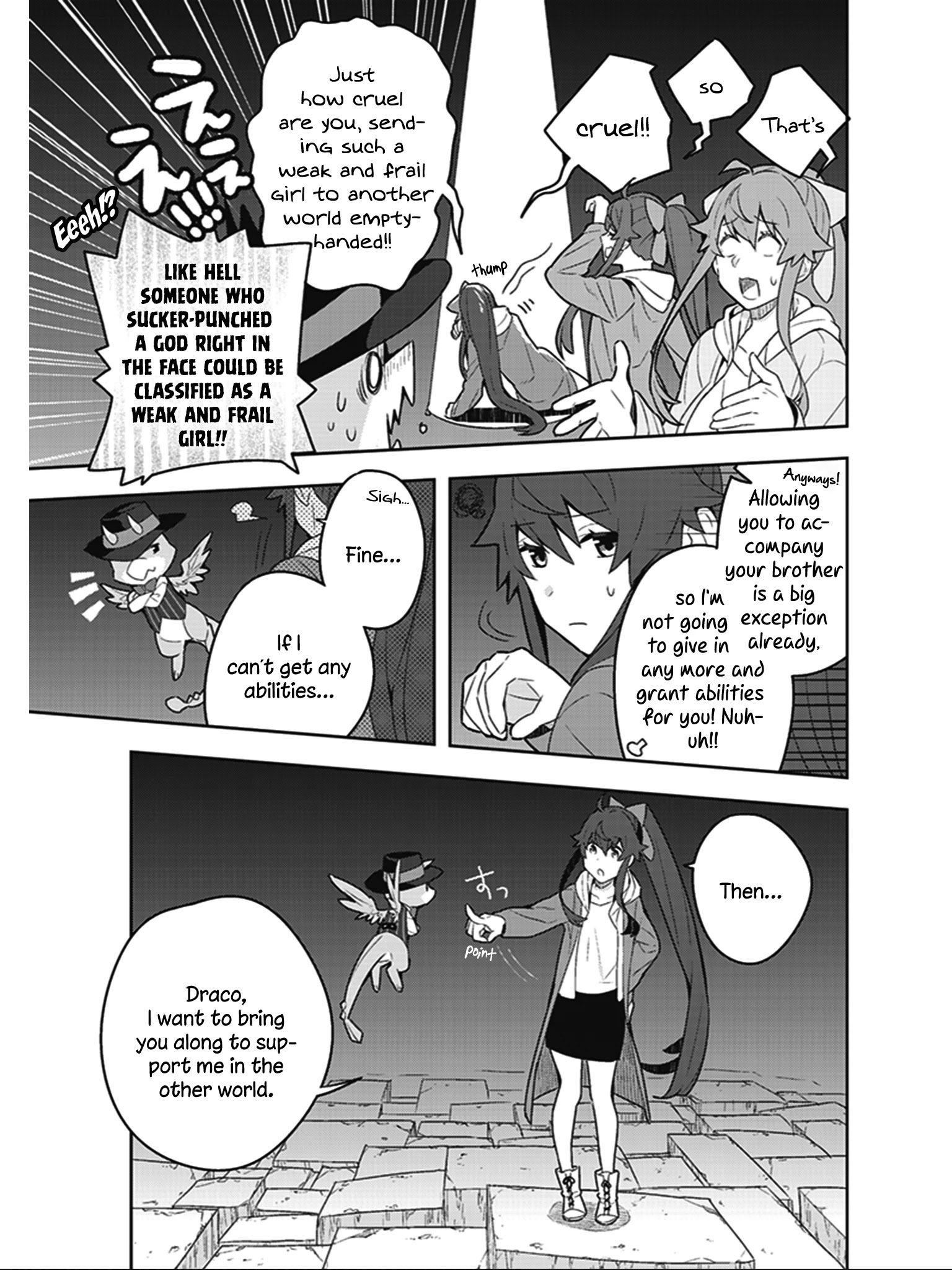 Isekai Healthy Kitchen - Chapter 2: Draco The God And The Asayama Siblings