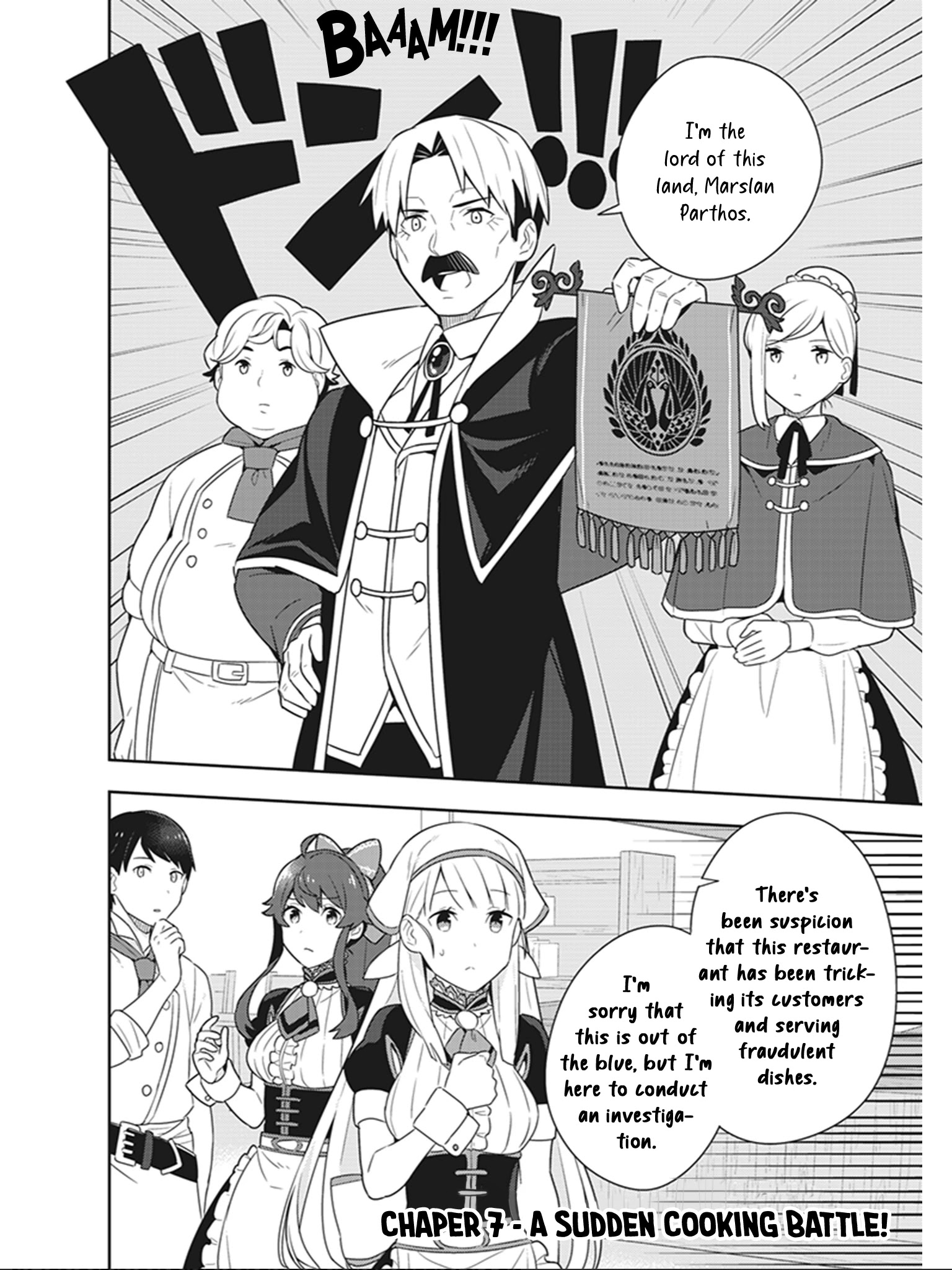 Isekai Healthy Kitchen - Chapter 7: A Sudden Cooking Battle