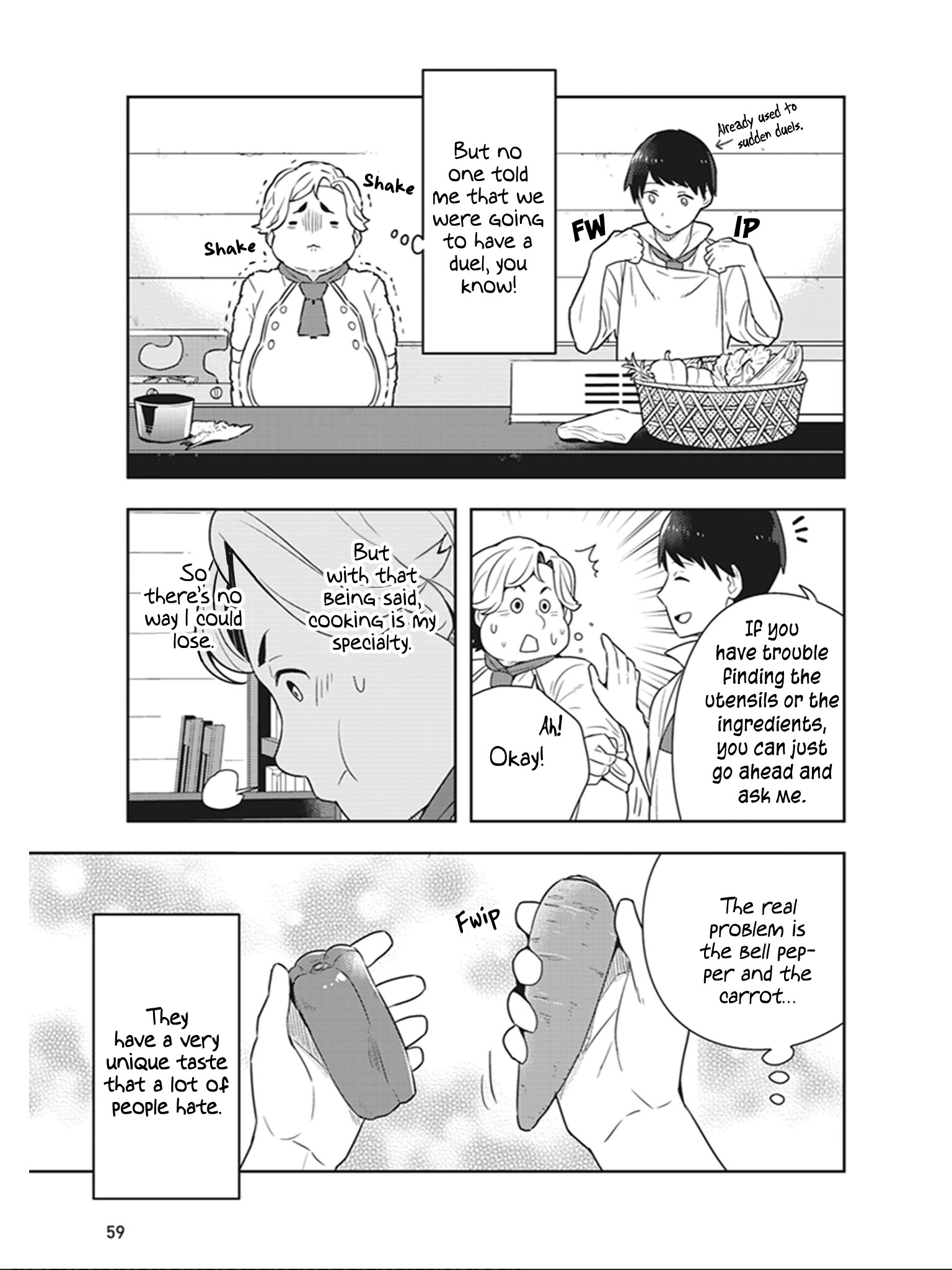 Isekai Healthy Kitchen - Chapter 7: A Sudden Cooking Battle