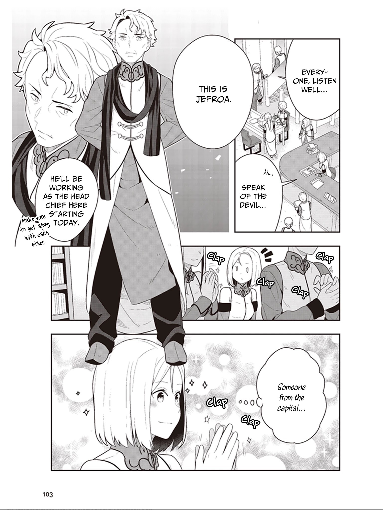 Isekai Healthy Kitchen - Chapter 9: A Dish That Works On Your Forehead?!