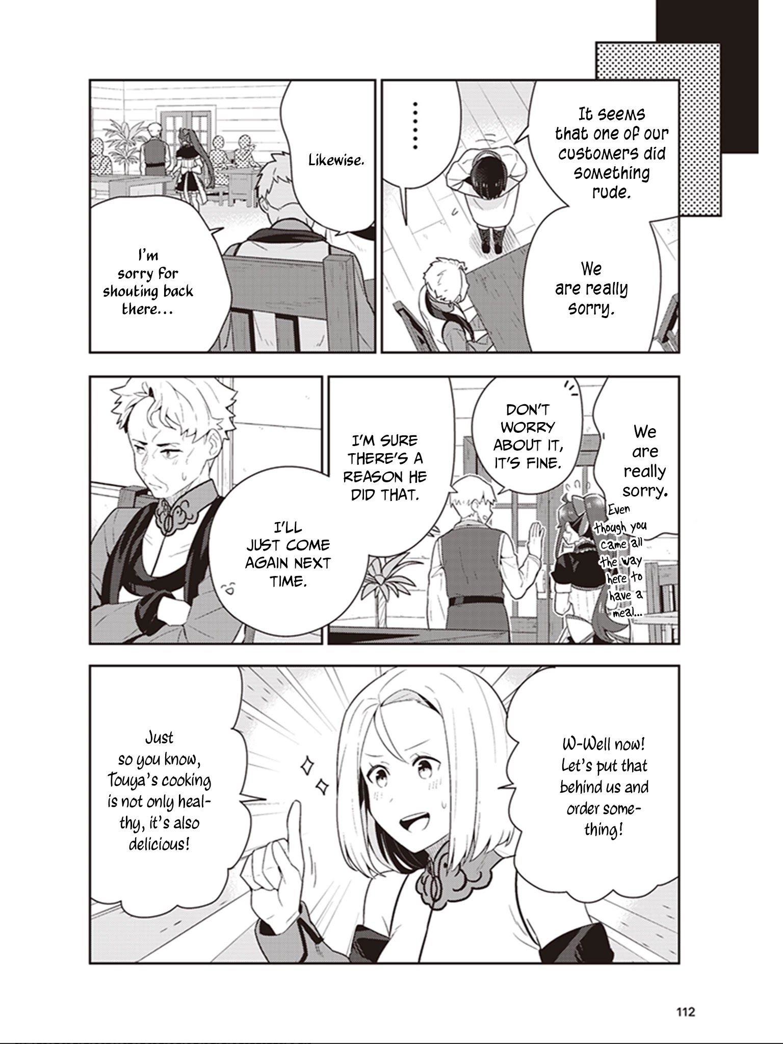 Isekai Healthy Kitchen - Chapter 9: A Dish That Works On Your Forehead?!