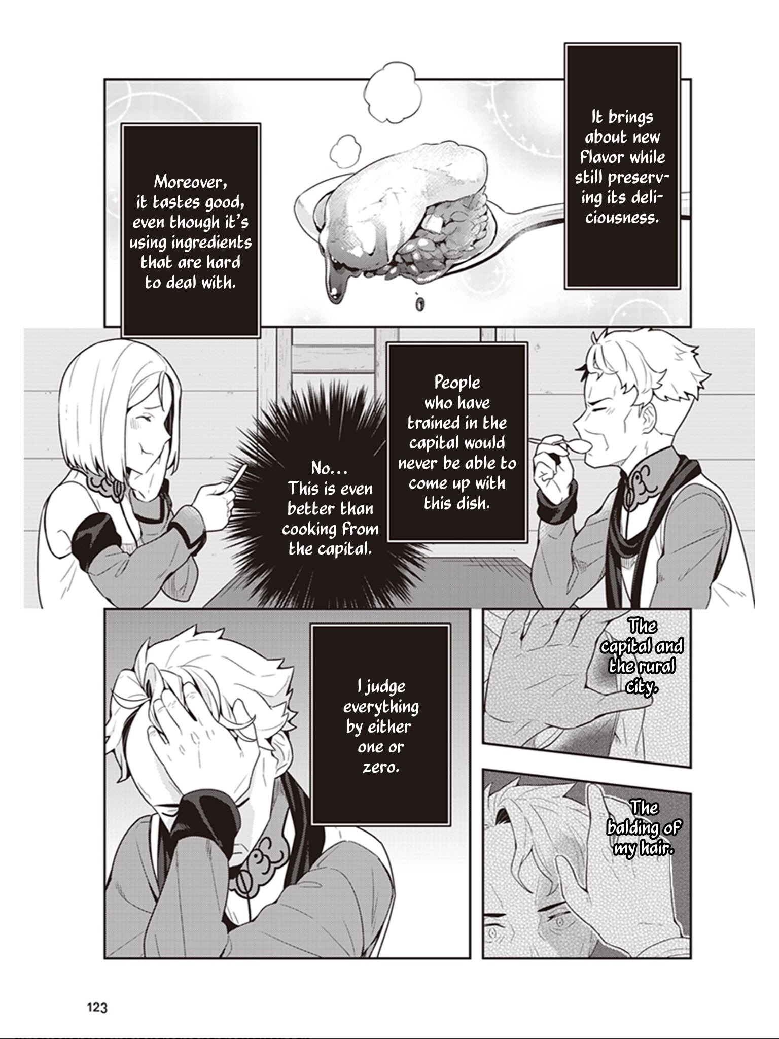 Isekai Healthy Kitchen - Chapter 9: A Dish That Works On Your Forehead?!