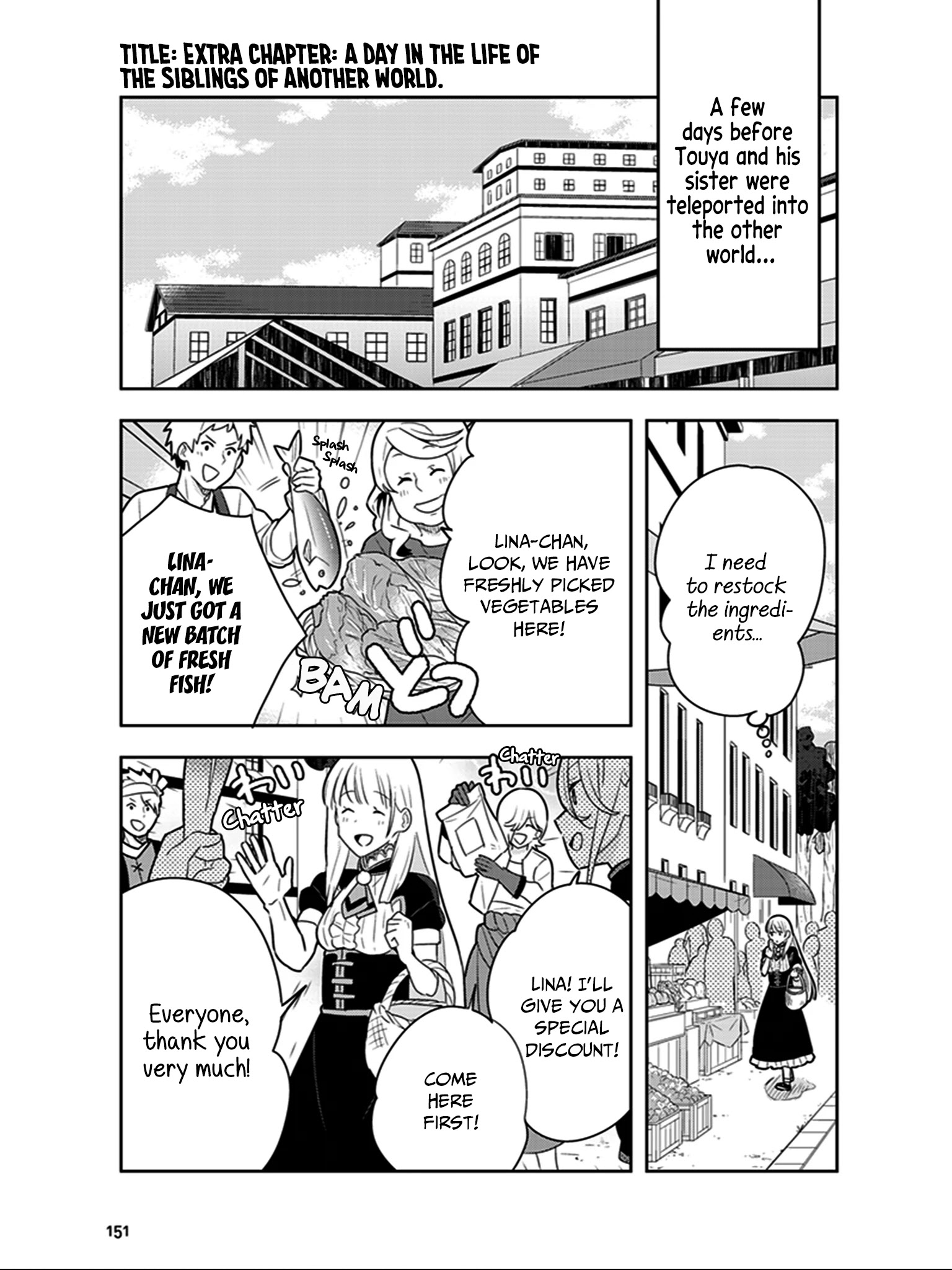 Isekai Healthy Kitchen - Chapter 4.5: Extra Chapter: A Day In The Life Of The Siblings Of Another World