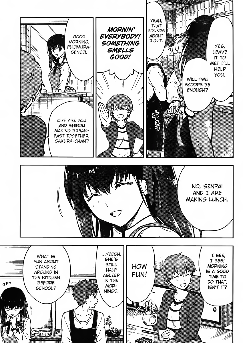 Fate/Stay Night - Heaven's Feel - Vol.0 Chapter 2: Day 2 / Omens