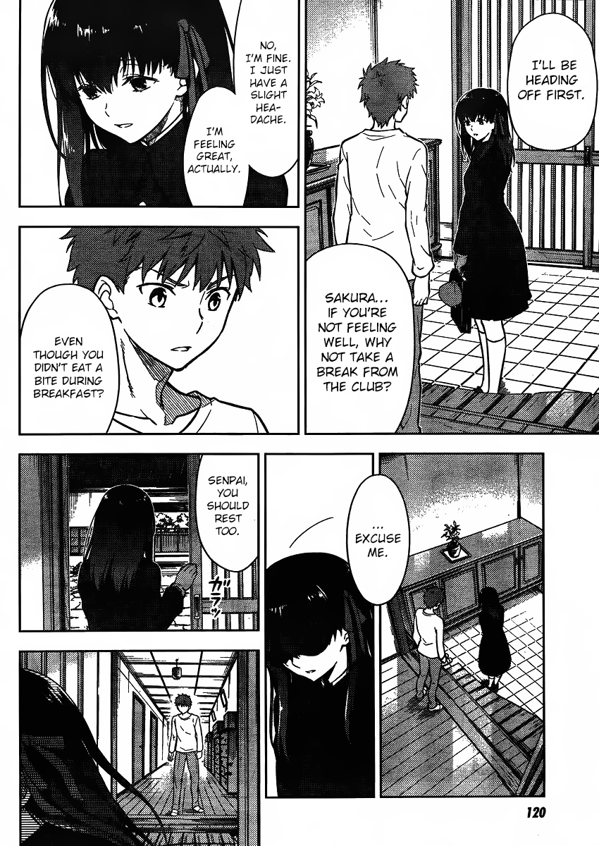 Fate/Stay Night - Heaven's Feel - Vol.0 Chapter 2: Day 2 / Omens