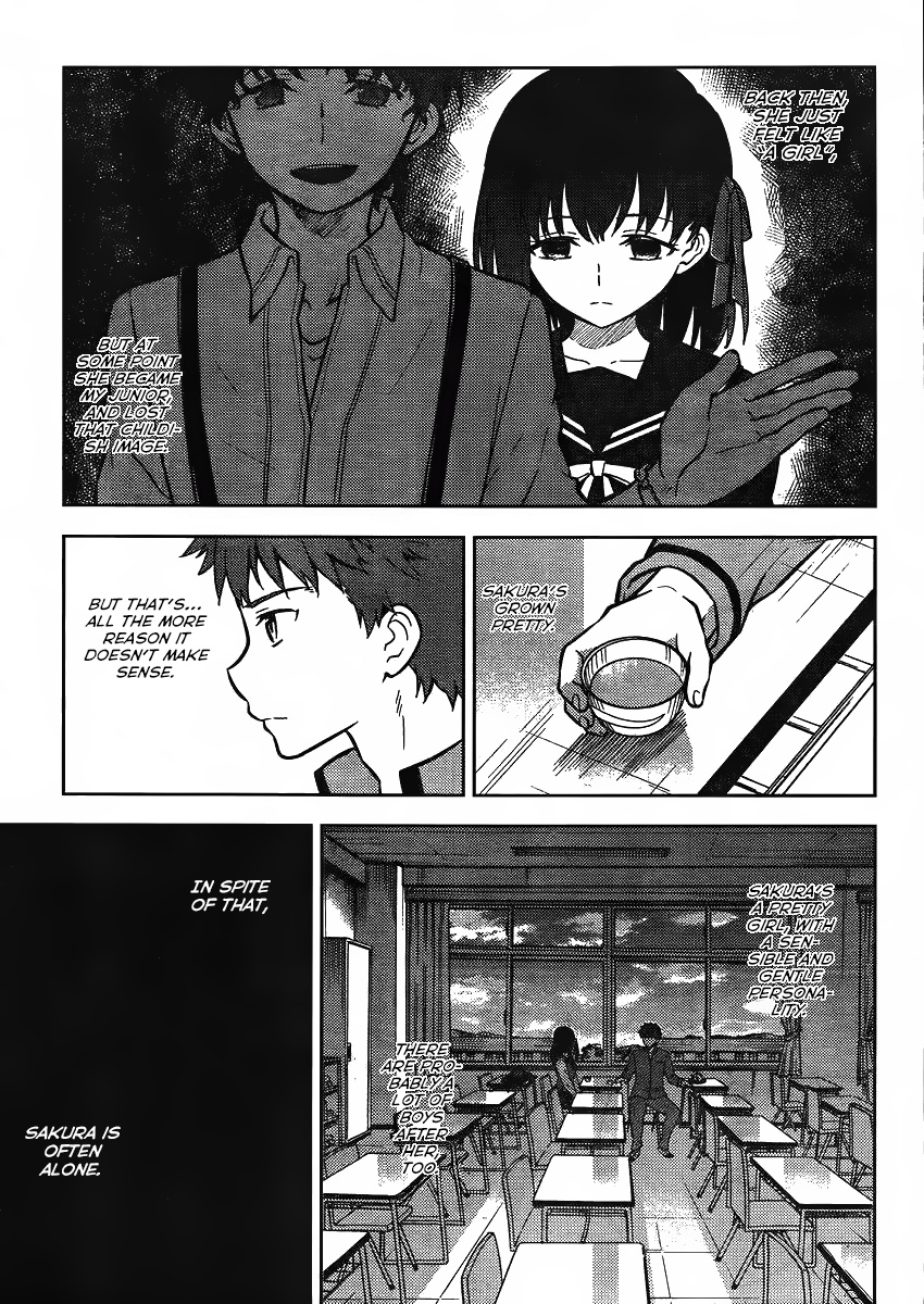 Fate/Stay Night - Heaven's Feel - Vol.0 Chapter 2: Day 2 / Omens