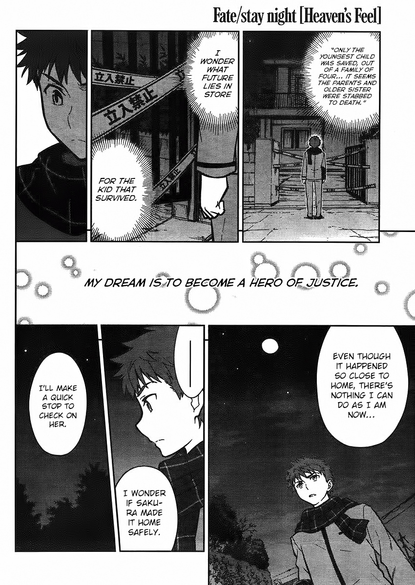 Fate/Stay Night - Heaven's Feel - Vol.0 Chapter 2: Day 2 / Omens