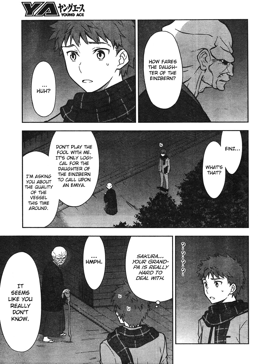 Fate/Stay Night - Heaven's Feel - Vol.0 Chapter 2: Day 2 / Omens