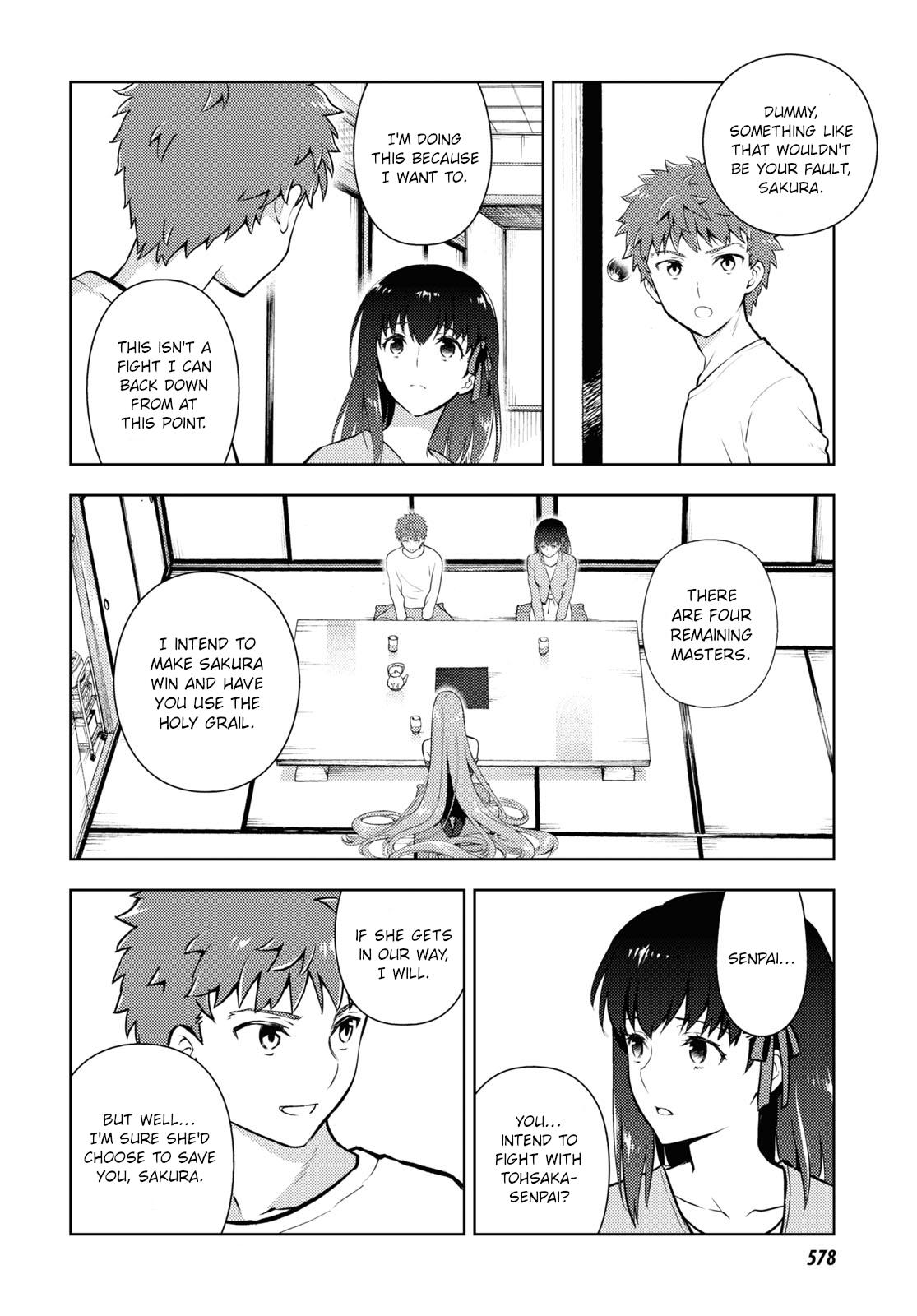 Fate/Stay Night - Heaven's Feel - Chapter 87: Day 10 / Plan For The Future (2)