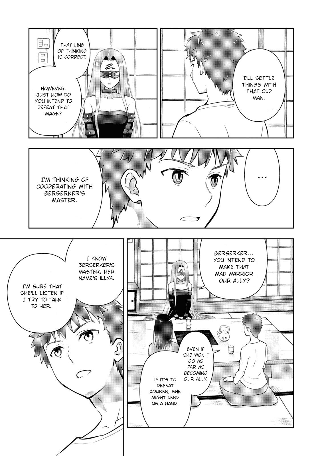 Fate/Stay Night - Heaven's Feel - Chapter 87: Day 10 / Plan For The Future (2)