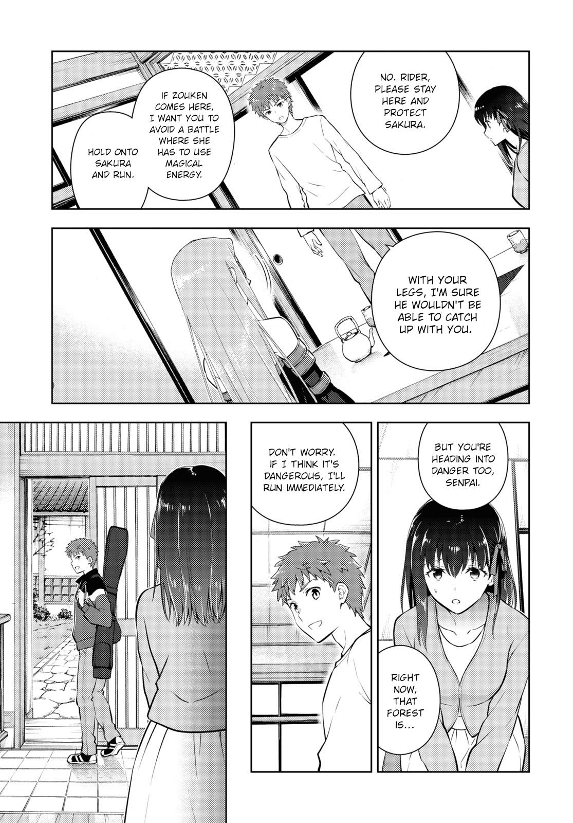 Fate/Stay Night - Heaven's Feel - Chapter 87: Day 10 / Plan For The Future (2)