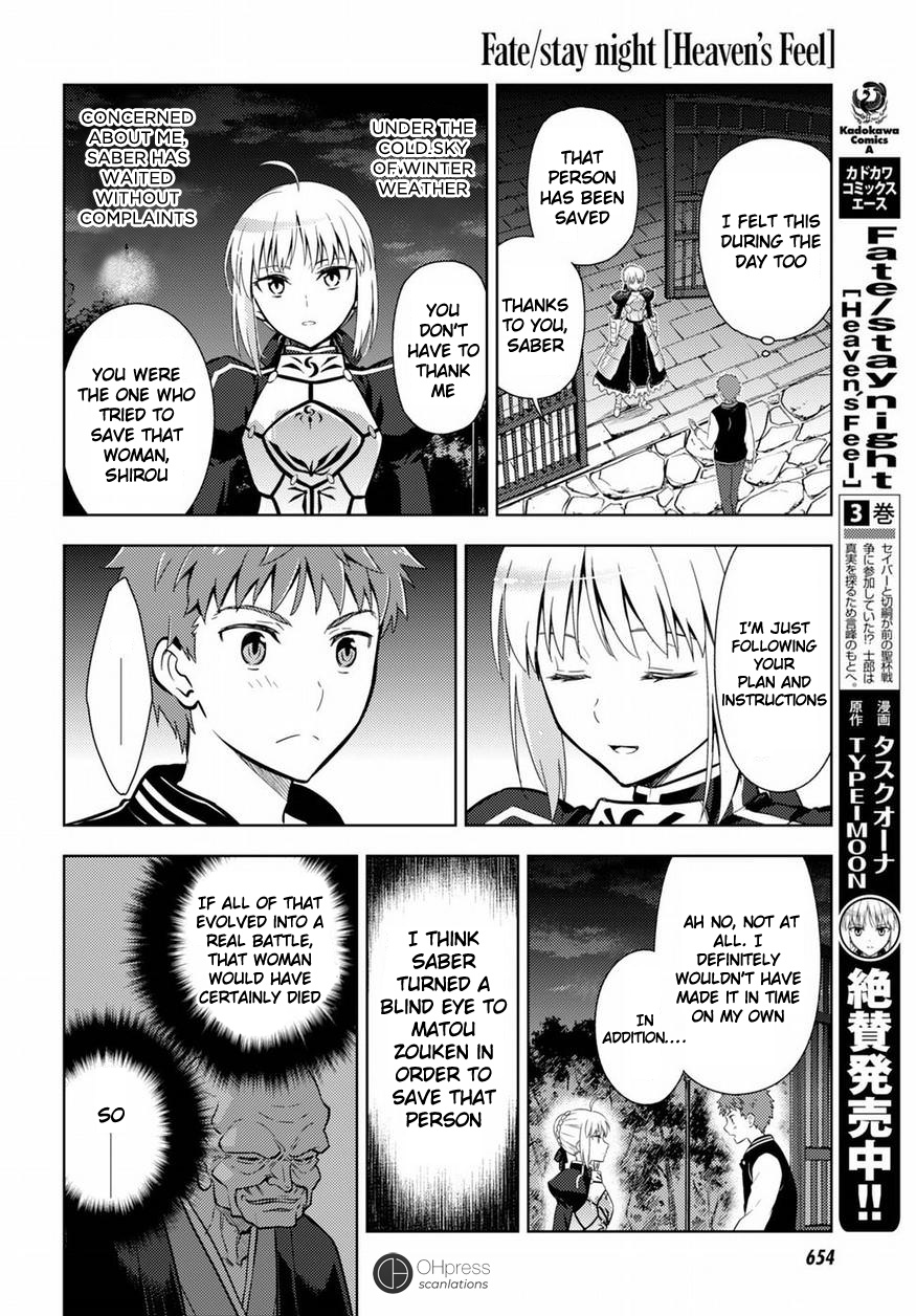 Fate/Stay Night - Heaven's Feel - Vol.4 Chapter 20: Day 4 / The Answer Is Only In The Ending