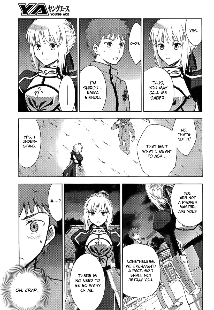 Fate/Stay Night - Heaven's Feel - Vol.0 Chapter 6: Day 3 / Promised Sign (1)