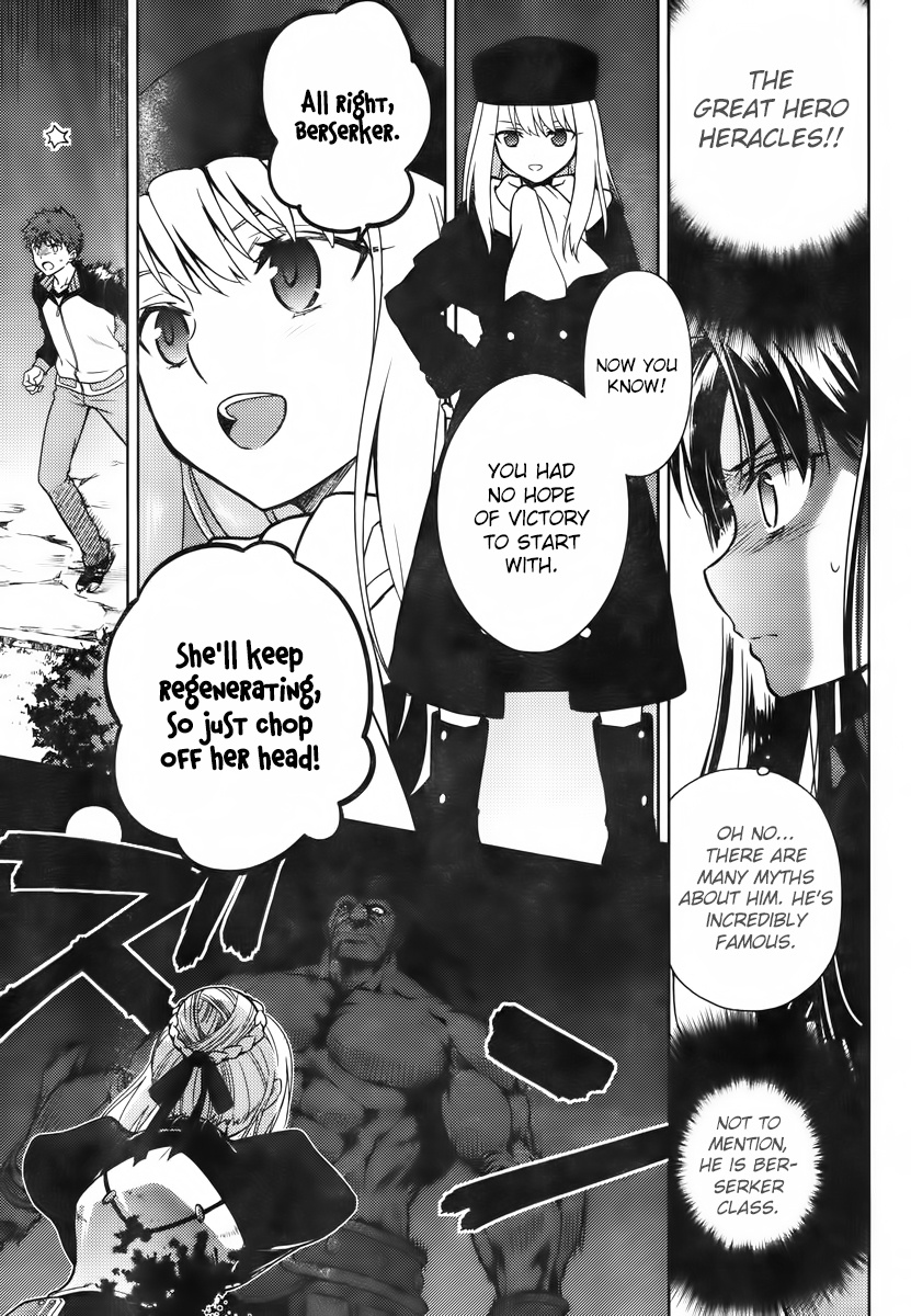 Fate/Stay Night - Heaven's Feel - Vol.0 Chapter 10: Day 3 / The Mightiest Enemy (1)