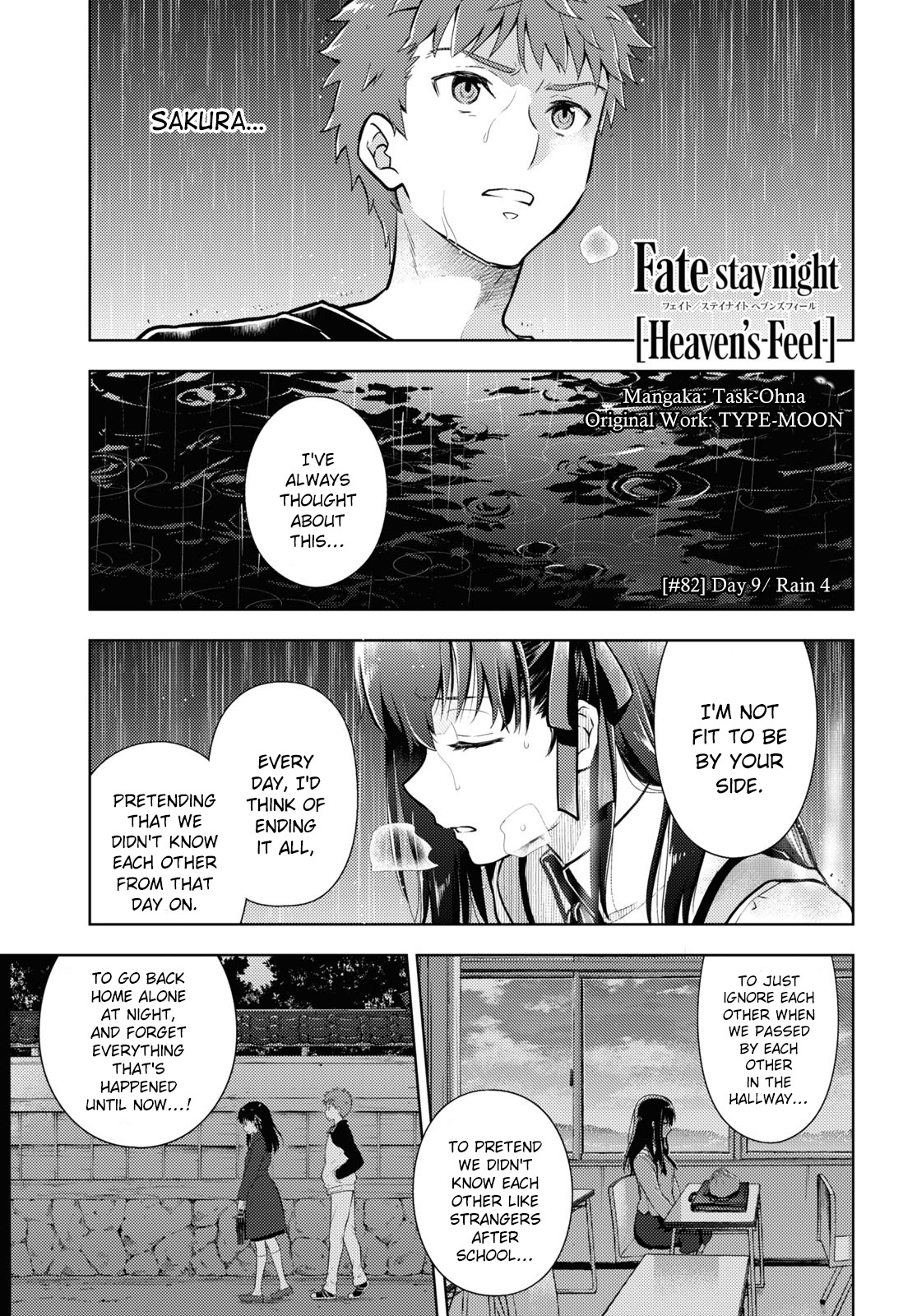 Fate/Stay Night - Heaven's Feel - Chapter 82: Day 9 / Rain (4)