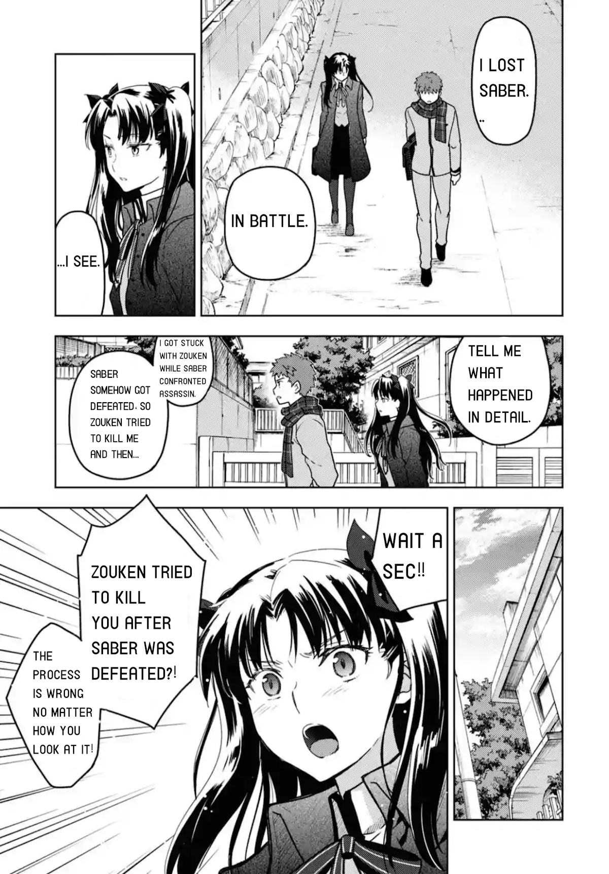 Fate/Stay Night - Heaven's Feel - Chapter 60: Rin's Questions And Answers