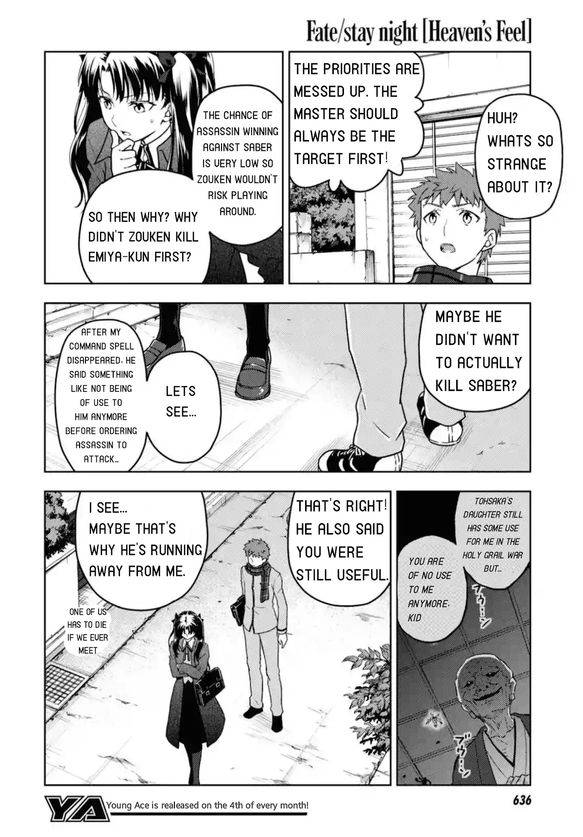 Fate/Stay Night - Heaven's Feel - Chapter 60: Rin's Questions And Answers