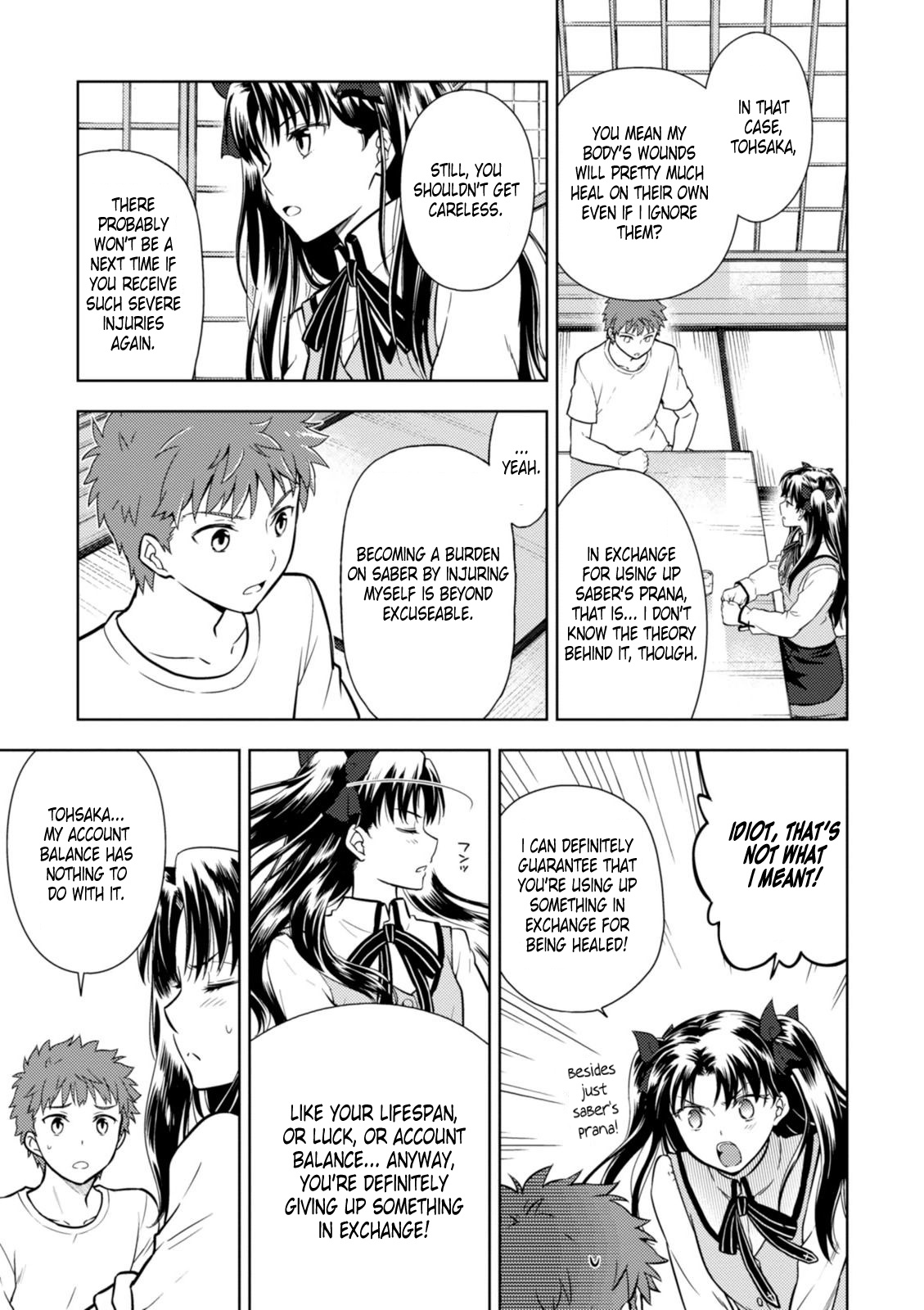 Fate/Stay Night - Heaven's Feel - Vol.0 Chapter 12: Day 4 / The Holy Grail War And Its Origins (1)