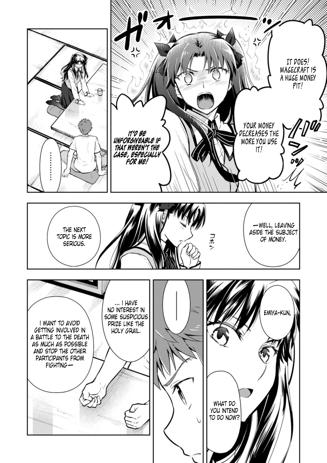 Fate/Stay Night - Heaven's Feel - Vol.0 Chapter 12: Day 4 / The Holy Grail War And Its Origins (1)