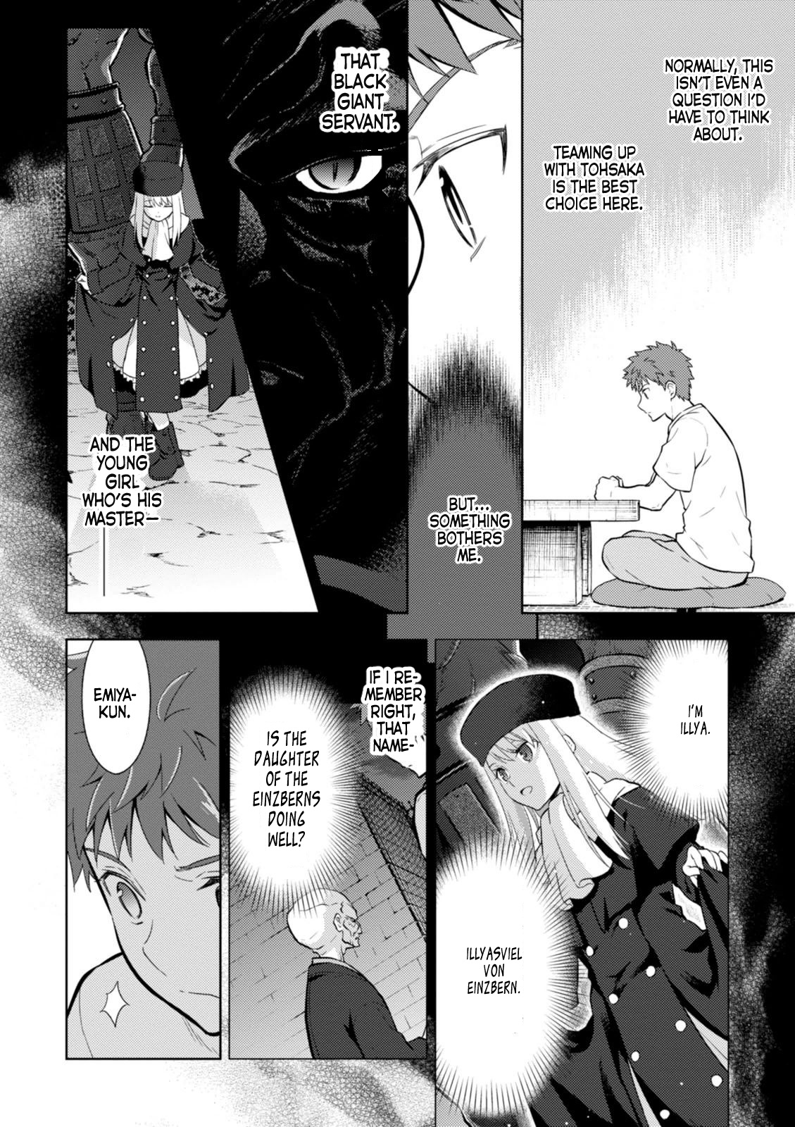 Fate/Stay Night - Heaven's Feel - Vol.0 Chapter 12: Day 4 / The Holy Grail War And Its Origins (1)