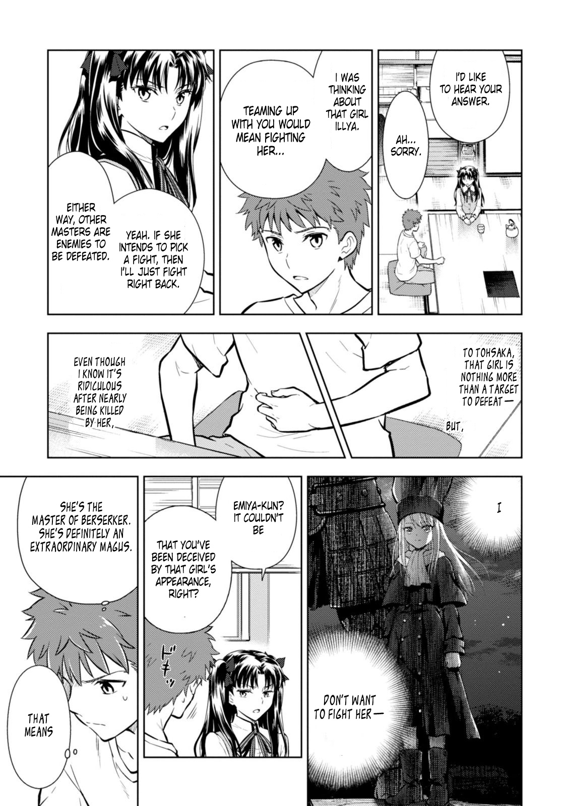 Fate/Stay Night - Heaven's Feel - Vol.0 Chapter 12: Day 4 / The Holy Grail War And Its Origins (1)