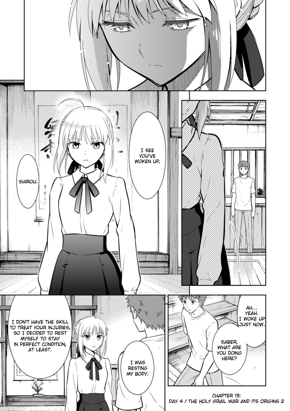 Fate/Stay Night - Heaven's Feel - Vol.0 Chapter 13: Day 4 / The Holy Grail War And Its Origins (2)