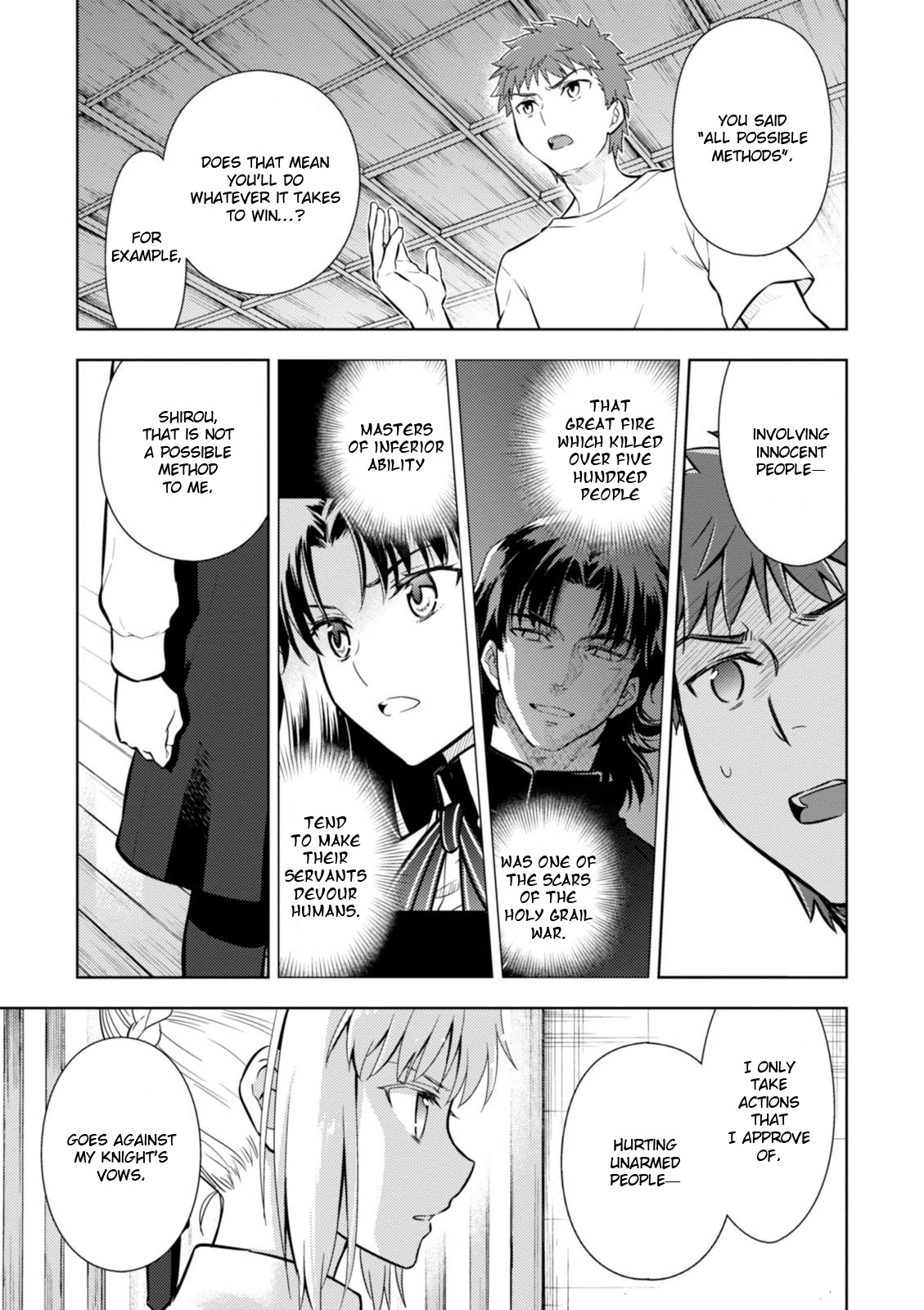 Fate/Stay Night - Heaven's Feel - Vol.0 Chapter 13: Day 4 / The Holy Grail War And Its Origins (2)