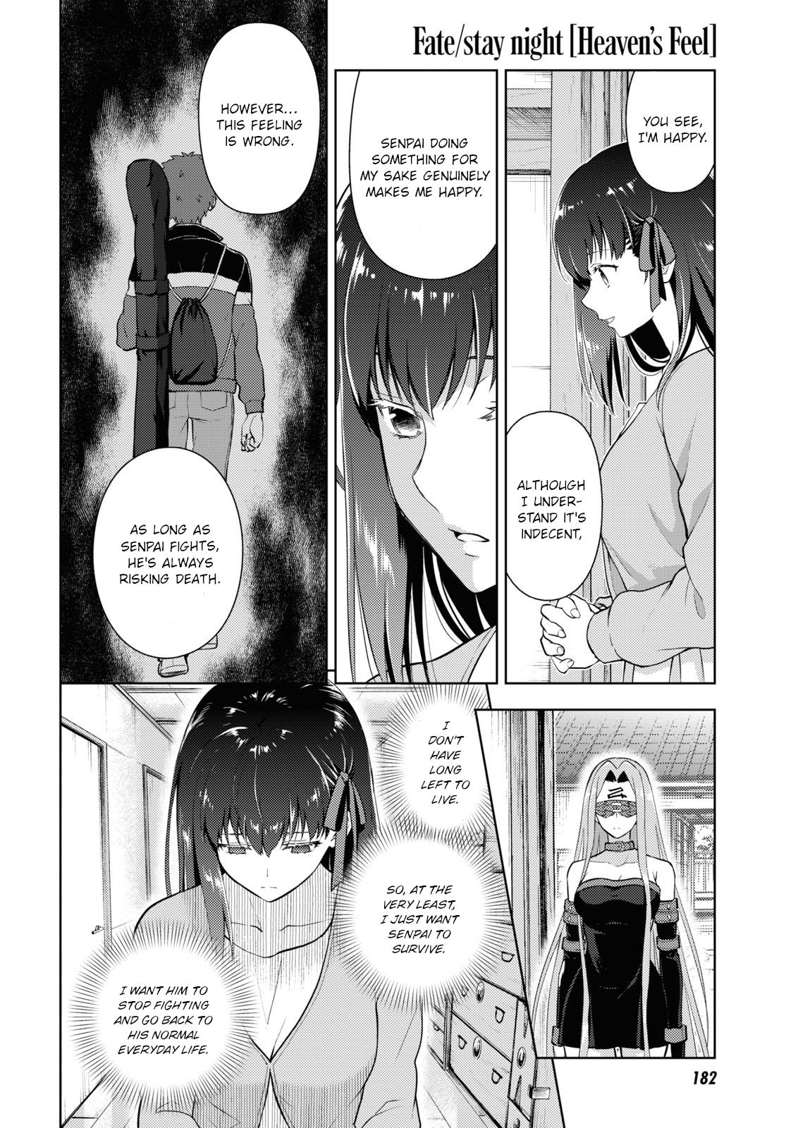 Fate/Stay Night - Heaven's Feel - Chapter 88: Day 10 / Plan For The Future (3)