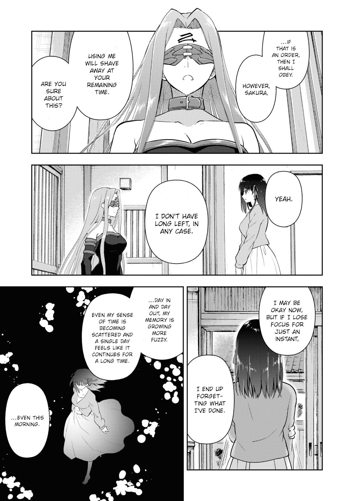 Fate/Stay Night - Heaven's Feel - Chapter 88: Day 10 / Plan For The Future (3)