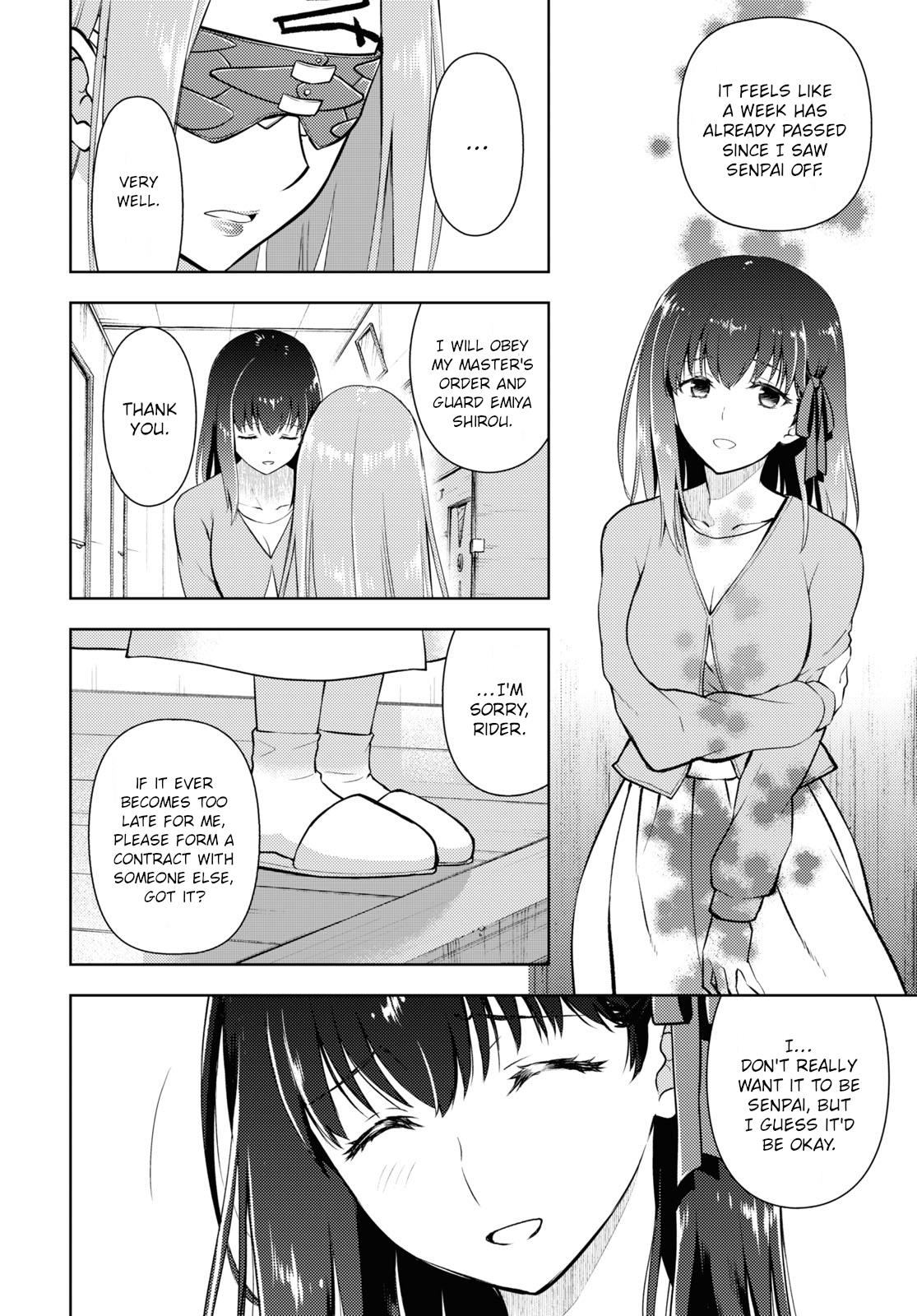 Fate/Stay Night - Heaven's Feel - Chapter 88: Day 10 / Plan For The Future (3)