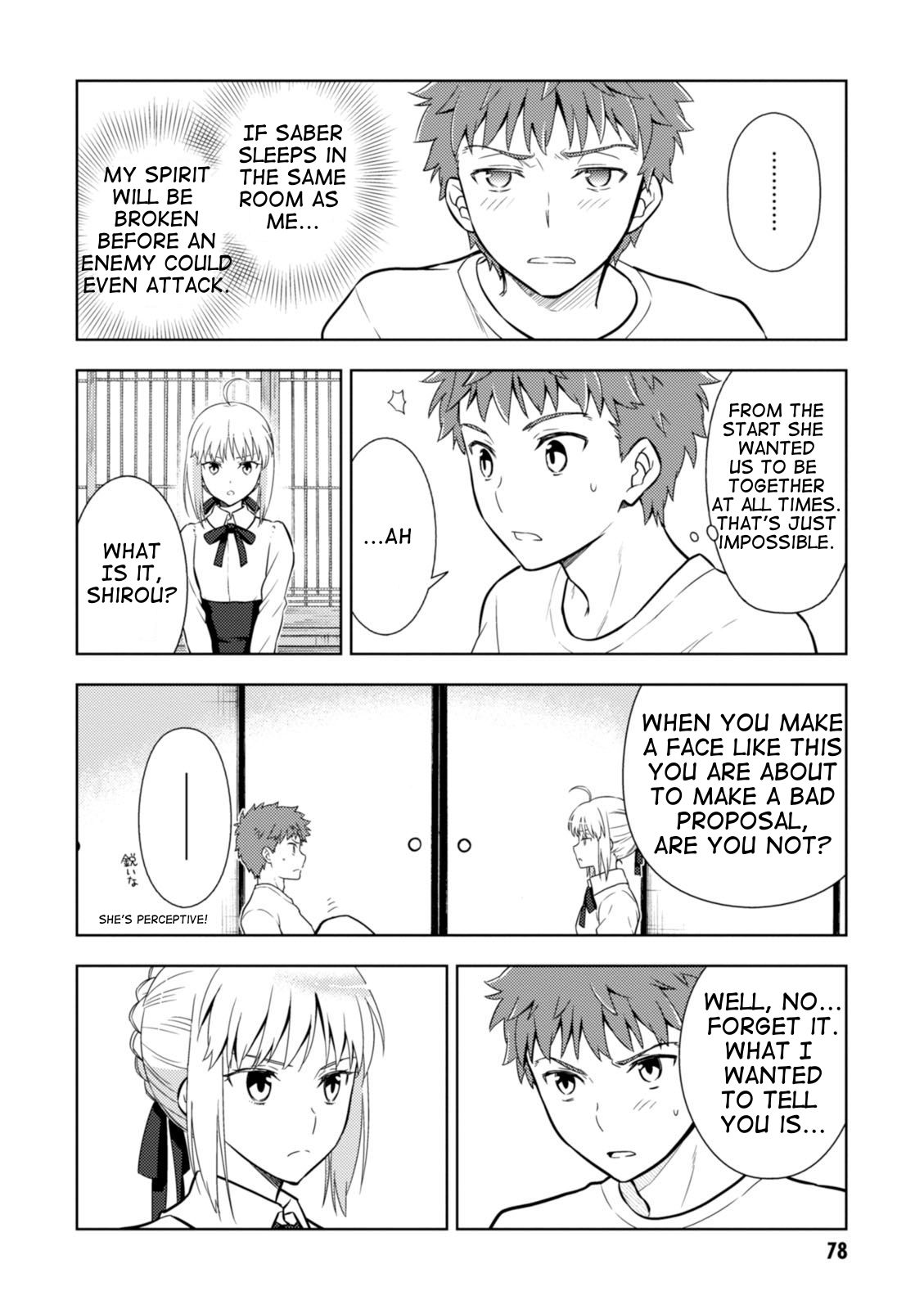 Fate/Stay Night - Heaven's Feel - Vol.4 Chapter 21