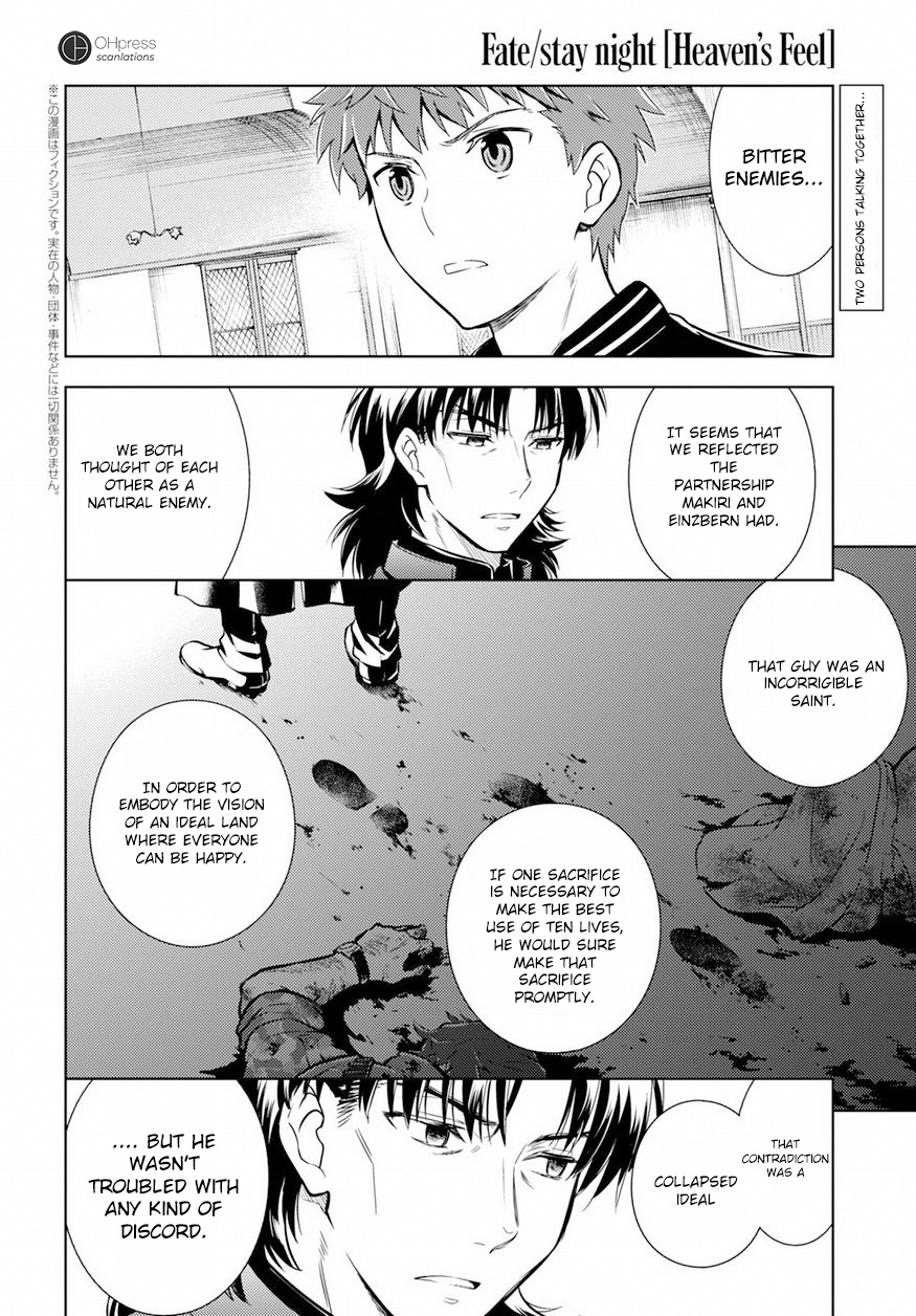 Fate/Stay Night - Heaven's Feel - Vol.3 Chapter 15: Day 4 / The Holy Grail War, And It S Beginning (4)