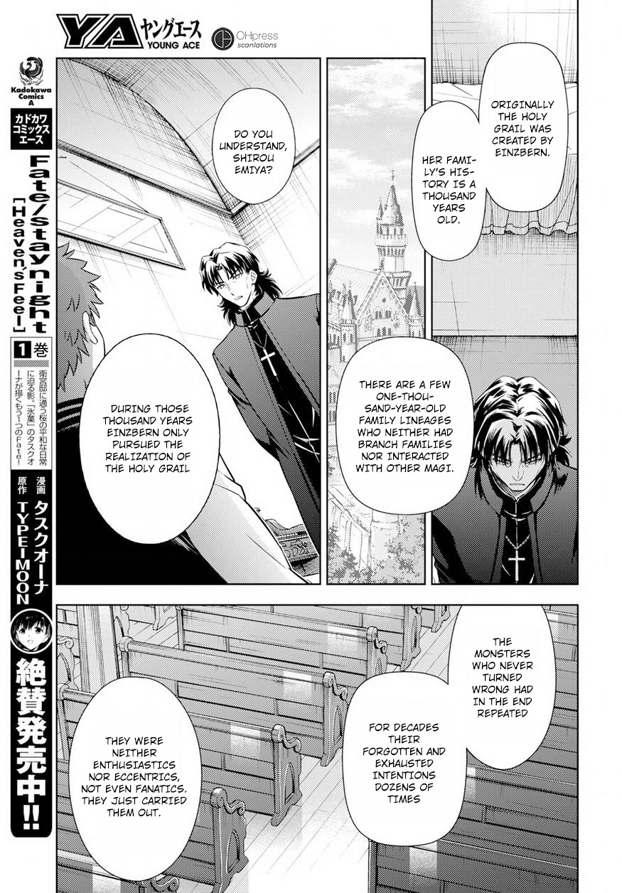 Fate/Stay Night - Heaven's Feel - Vol.3 Chapter 15: Day 4 / The Holy Grail War, And It S Beginning (4)