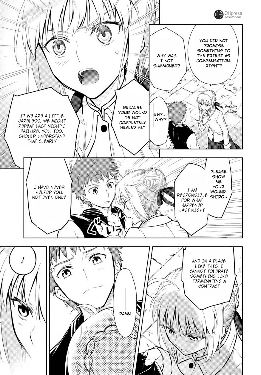 Fate/Stay Night - Heaven's Feel - Vol.3 Chapter 15: Day 4 / The Holy Grail War, And It S Beginning (4)