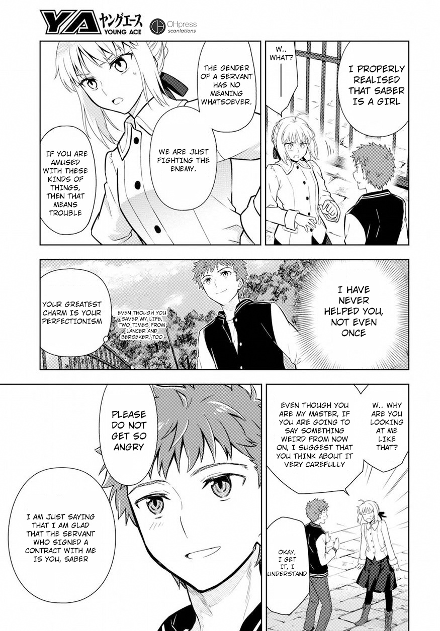 Fate/Stay Night - Heaven's Feel - Vol.3 Chapter 15: Day 4 / The Holy Grail War, And It S Beginning (4)