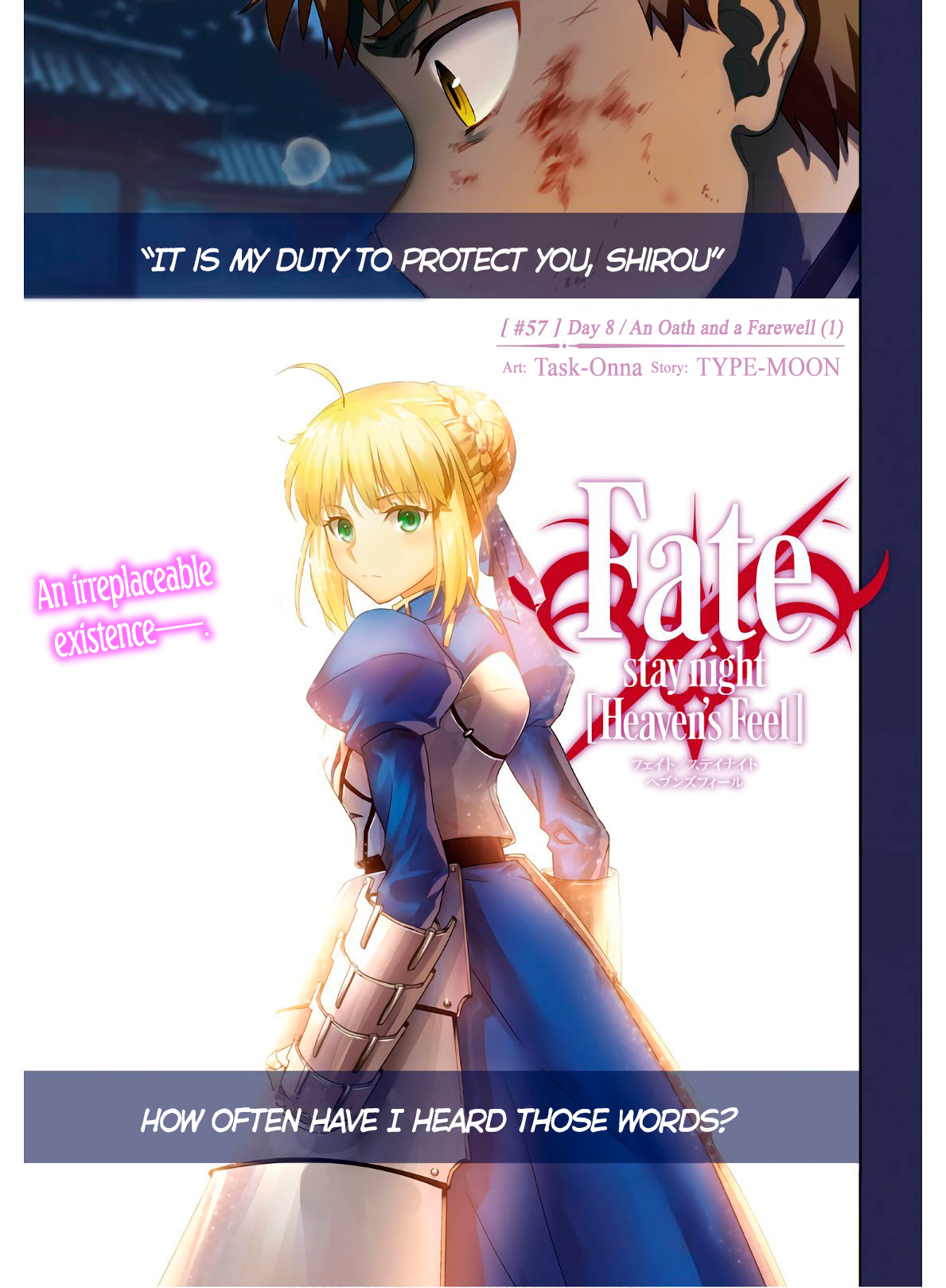 Fate/Stay Night - Heaven's Feel - Chapter 57: Day 8 / An Oath And A Farewell (1)