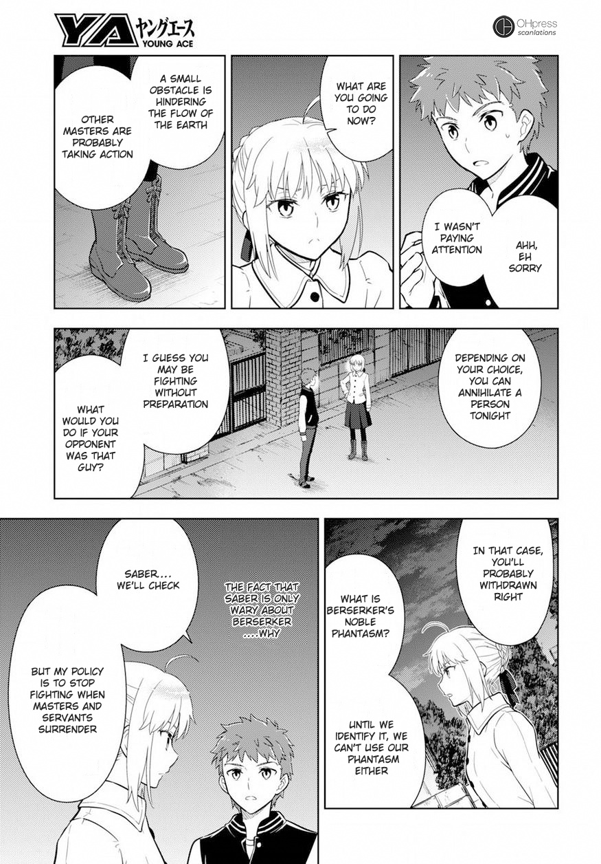 Fate/Stay Night - Heaven's Feel - Vol.3 Chapter 16: Day 4 /  The Holy Grail War, And It S Beginning (5)