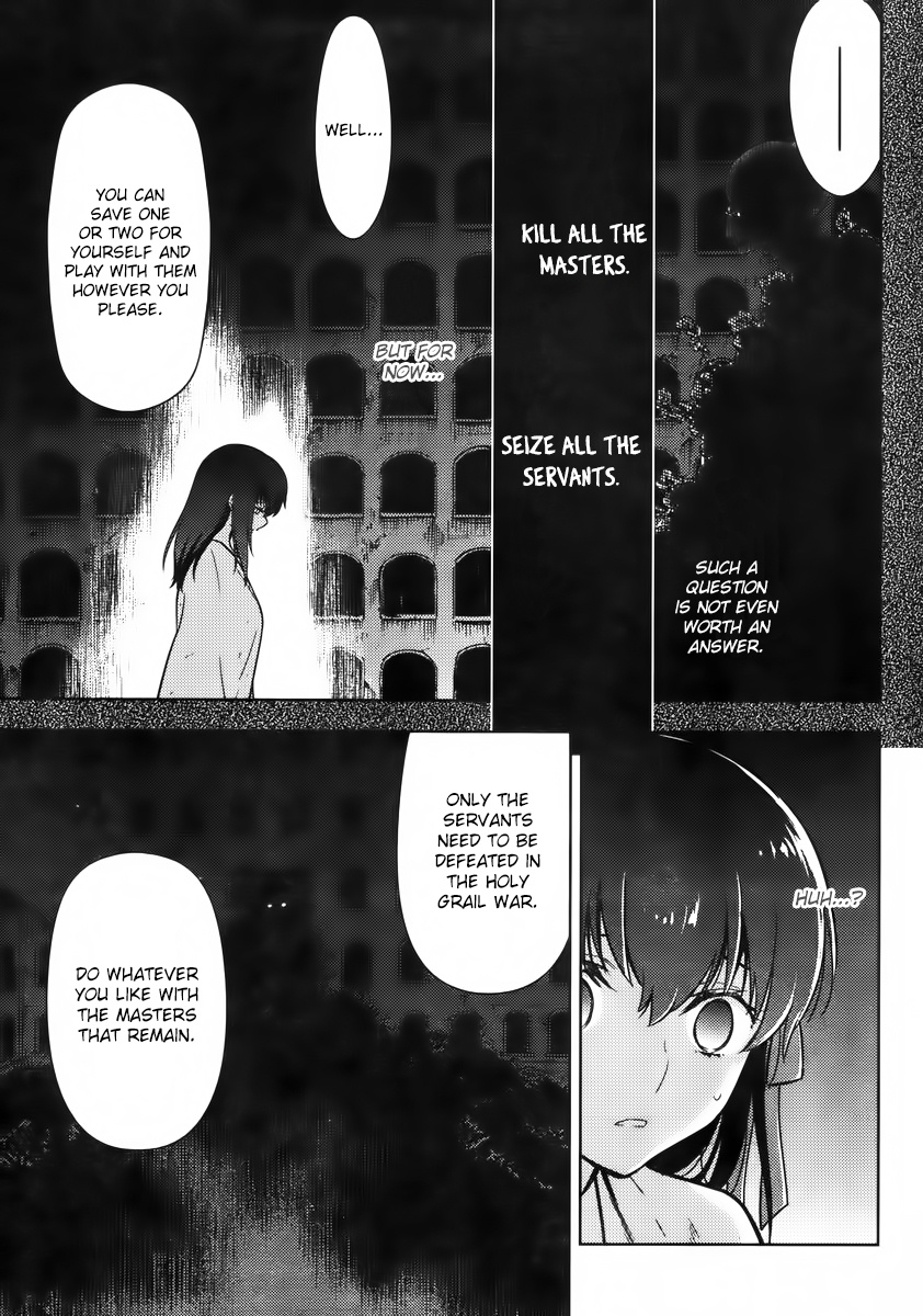 Fate/Stay Night - Heaven's Feel - Vol.0 Chapter 9: Day 3 / Demonic Worms