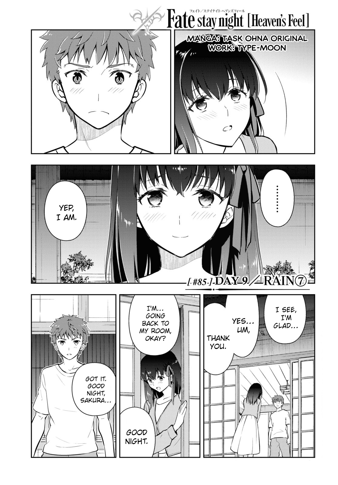 Fate/Stay Night - Heaven's Feel - Chapter 85: Day 9 / Rain (6)