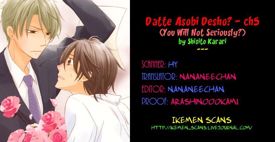 Datte Asobi Desho? - Vol.1 Chapter 5