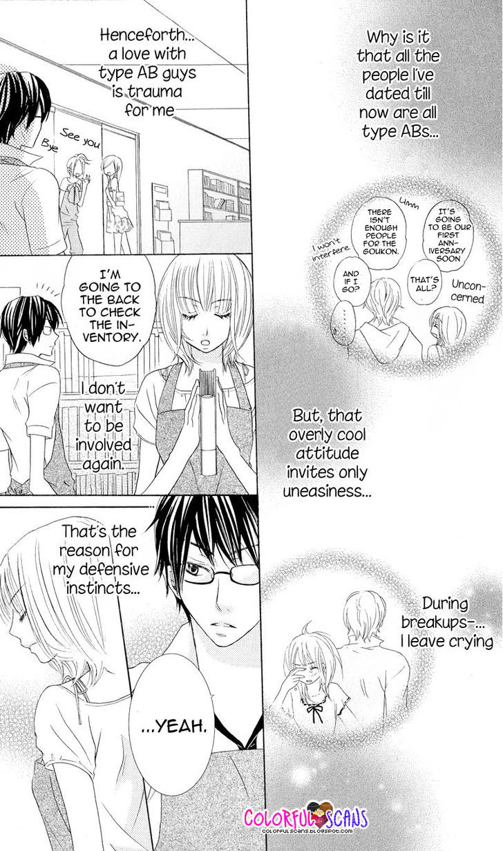 B-Gata Kareshi No Aishikata - Vol.1 Chapter 4 : Countermeasure Your Inclination To An Ab Blood Type Guy