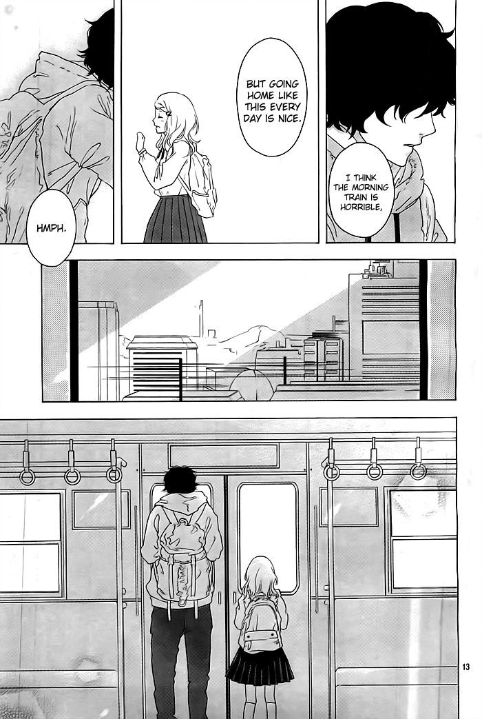 Mannin Densha To Watashi To Kare - Chapter 0